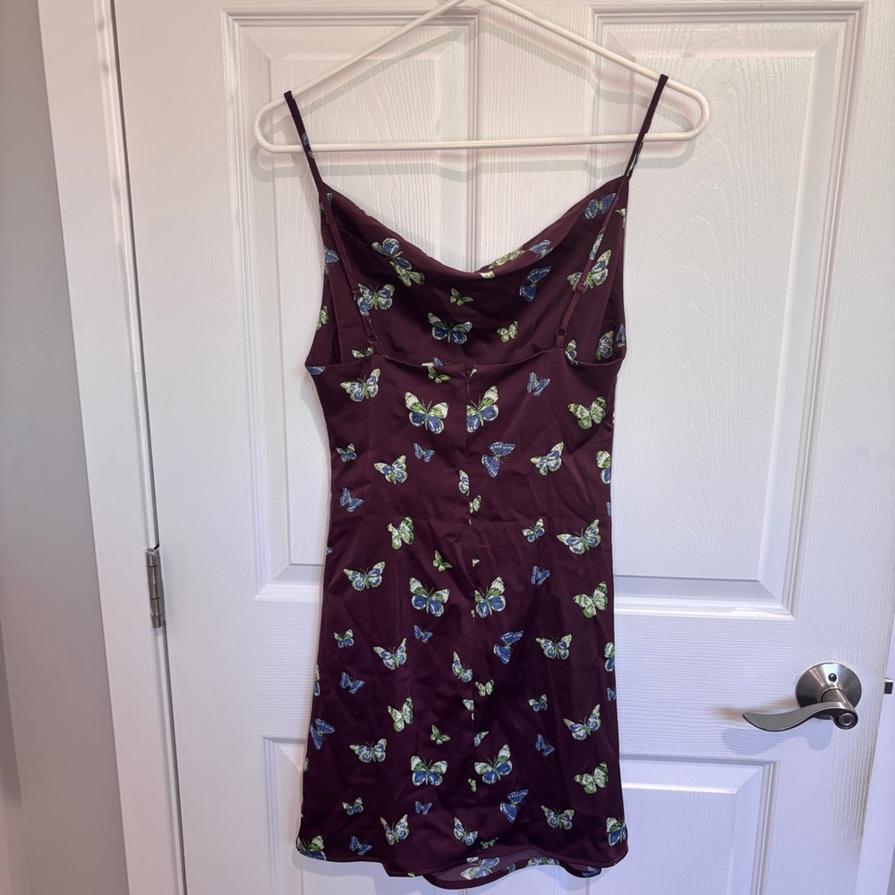 Urban Outfitters Mallory Butterfly Mini Slip Dress - Picture 7 of 11